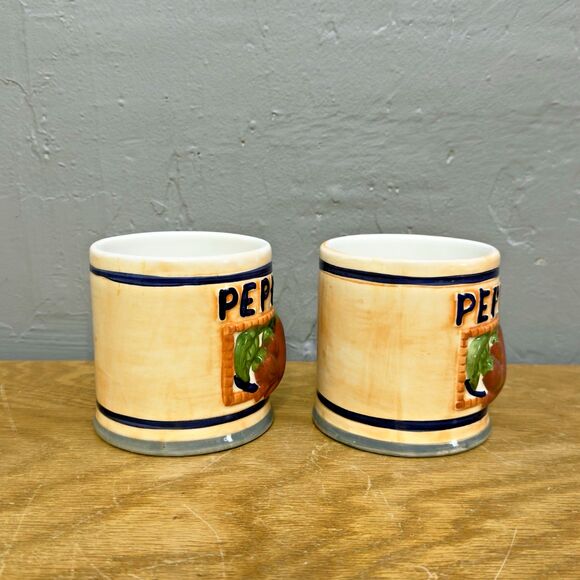 Hot Peppers Ceramic Coffee Cup / Mug Set of 2 by Houston Harvest Gifts - Picture 3 of 7